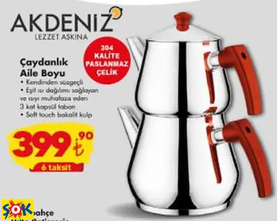 AKDENİZ ÇAYDANLIK AİLE BOYU AKDENİZ ÇAYDANLIK AİLE BOYU
